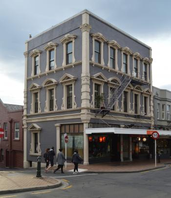 Acetylene Buildings, Stuart St, Dunedin. Photo by David Murray.