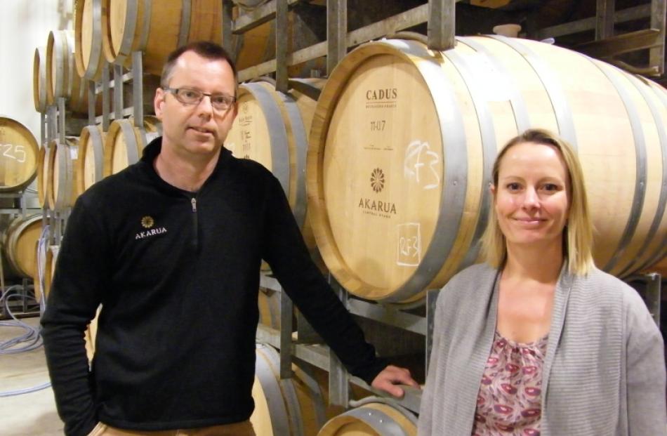 Akarua Winery Winemaker Matt Connell was thrilled with the  three gold medals the winery won in...