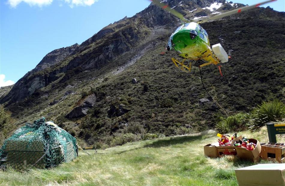 All food and equipment has to be helicoptered  in, including the warden’s food for the entire...