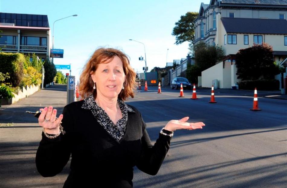 An angry Jill Dalwood returned yesterday to where she had parked her car on Wednesday in Smith St...