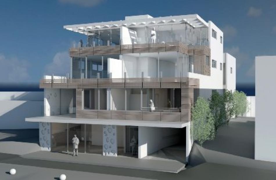 An artist's impression of the proposed $5.5 million to $7 million Esplanade apartments. Image...