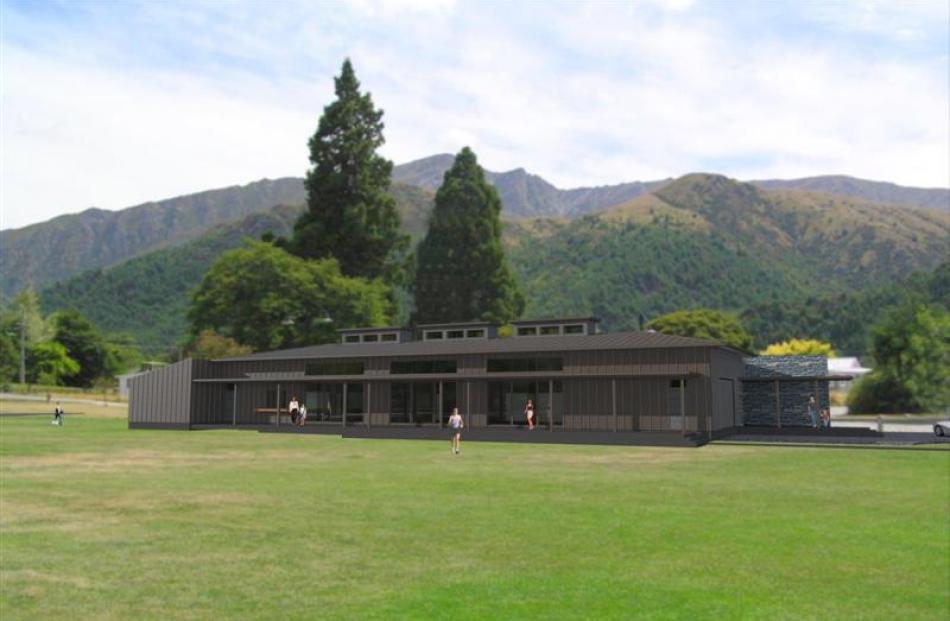 An artist's impression of the proposed new Arrowtown Community Sports Facility, planned for Jack...