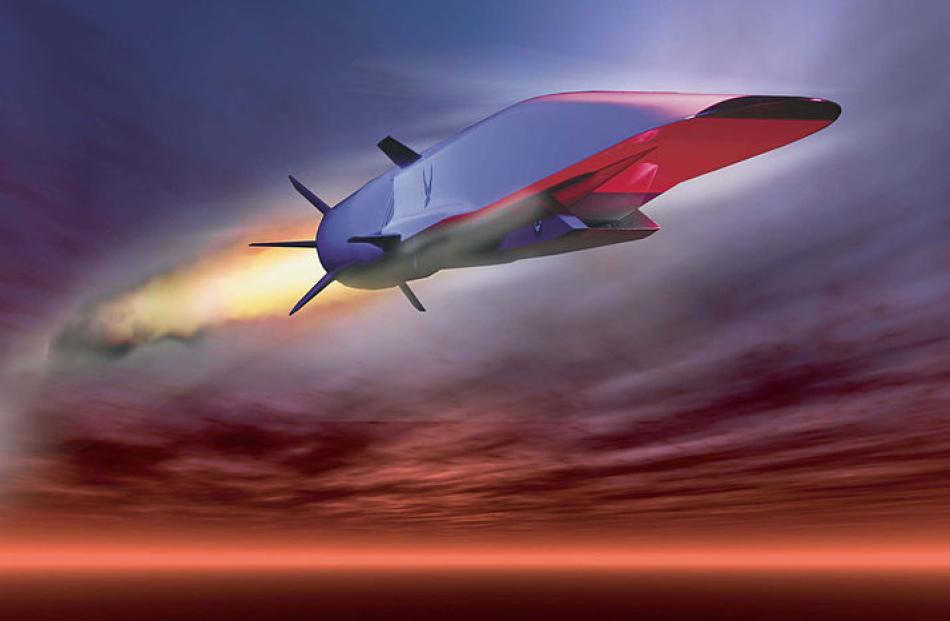 An artists conception of the X-51A during flight. Image from US Air Force
