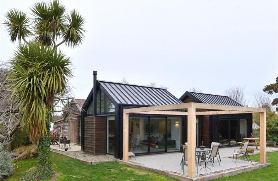 Architectural designer Reece Warnock has built his family home around a 19th-century Outram...