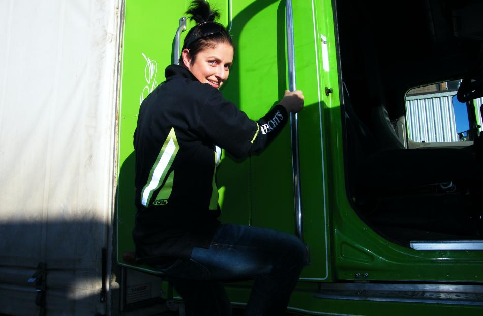 Ashley Millard, who has been involved with her family's Summerland Express Freight Ltd most of...