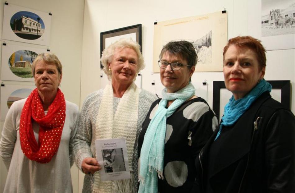 Attending  the show are (from left) Maree Hocking, of Oamaru, Central Stories board member Helena...