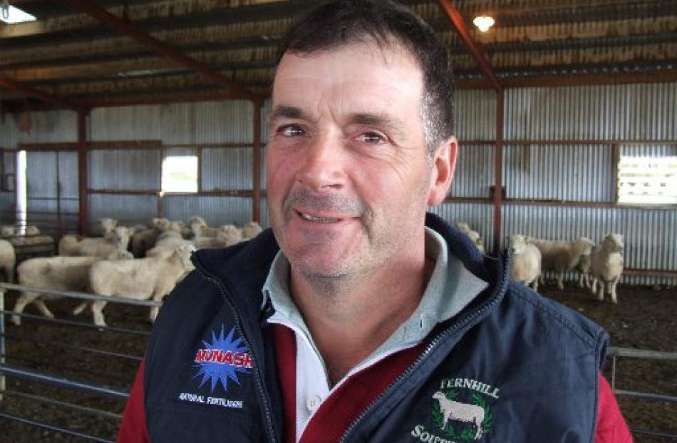 Australian Southdown breeder Graeme Dehnert has been enjoying his first trip to New Zealand.