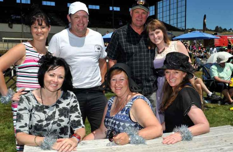 Back: Ellen Voschezang and Kyle Berridge, both of Tauranga, with Albert Voschezang and Kate...