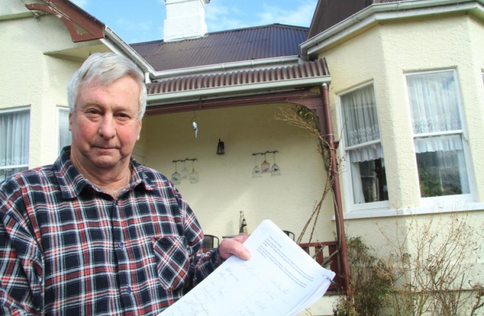 Balclutha pensioner Bruce Graham says rates rises will force him out of his Clyde St home of 20...
