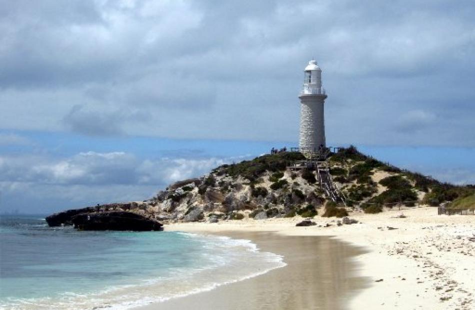 Bathurst Lighthouse looks out over Longreach Bay. Photos by Allison Rudd.