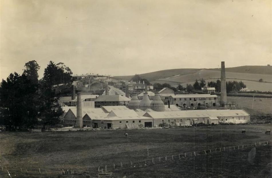 Benhar factory, showing the bottle kilns in front built for fine work. Photos by Rachel Taylor...