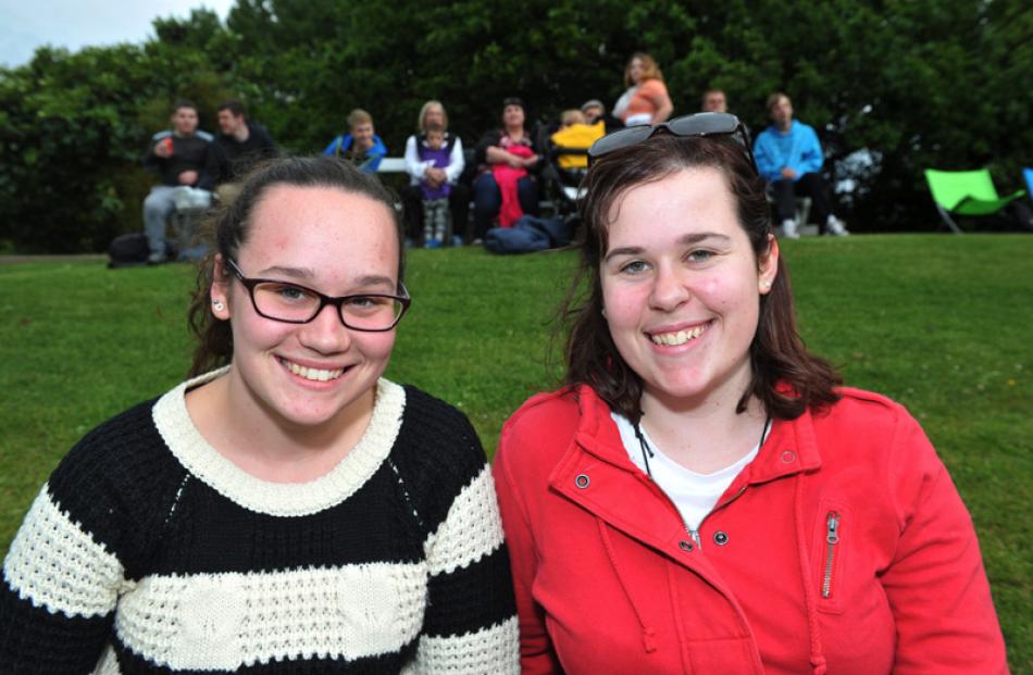 Bex and Hannah Evans-Turner, both of Dunedin.