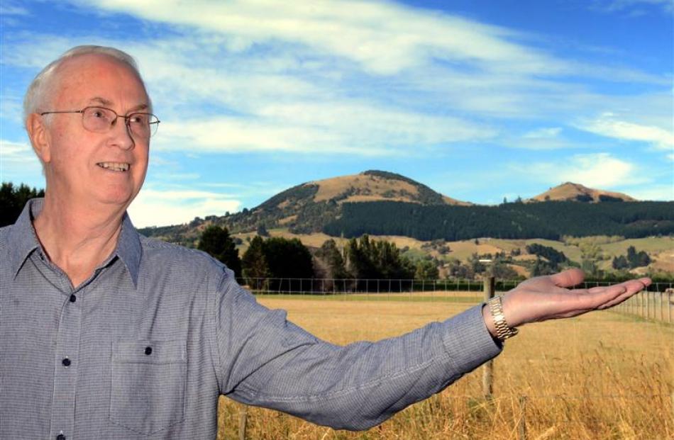 Bill Rolfe (72) believes he has an answer to a dispute over a consent for quarrying on Saddle...