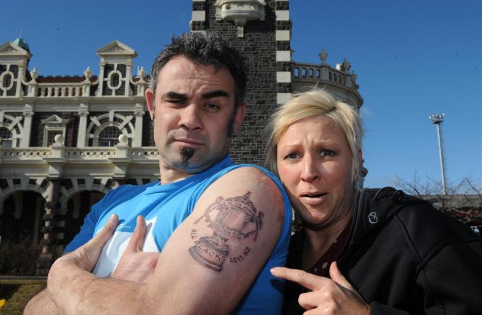 Breakfast radio host Nicky Rennie is more than a little surprised at the result of her tattoo...