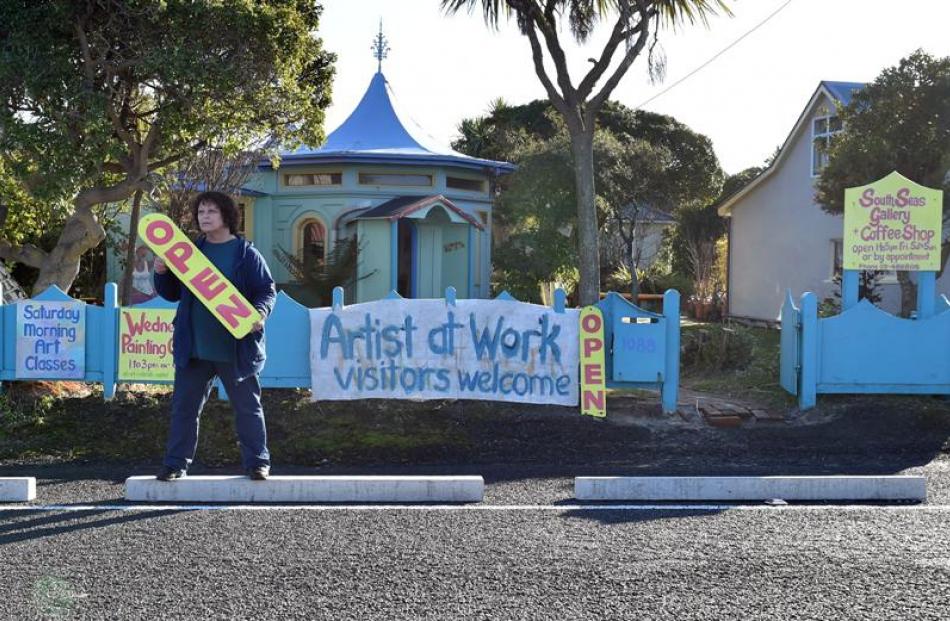 Brighton woman Janet Weir-Crooks says people have stopped coming to her art gallery since...