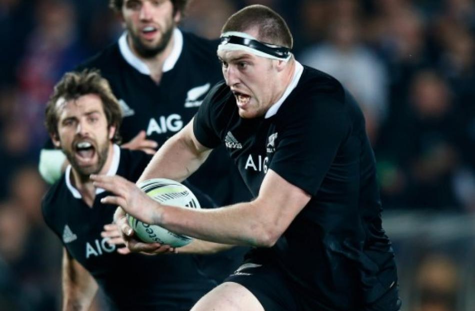Brodie Retallick was the All Blacks' best player in 2014, says Jeff Cheshire. Photo Getty