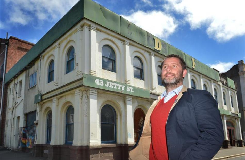 Building owner Dr Hayden Cawte's plans to convert the 130-year-old Woodstock Building into...