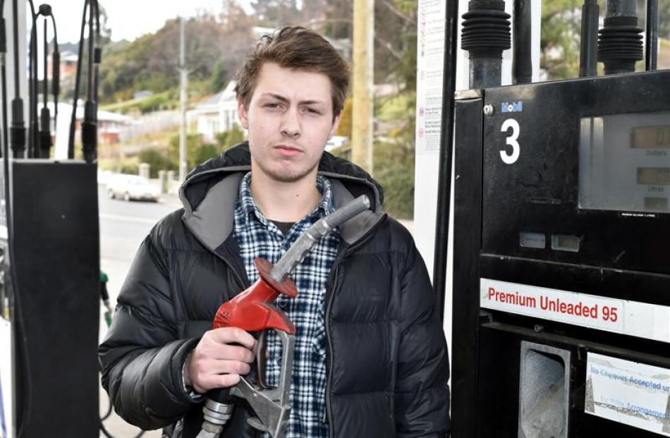 Burnside Service Station staff member George Wishart is warning others to be aware after a petrol...