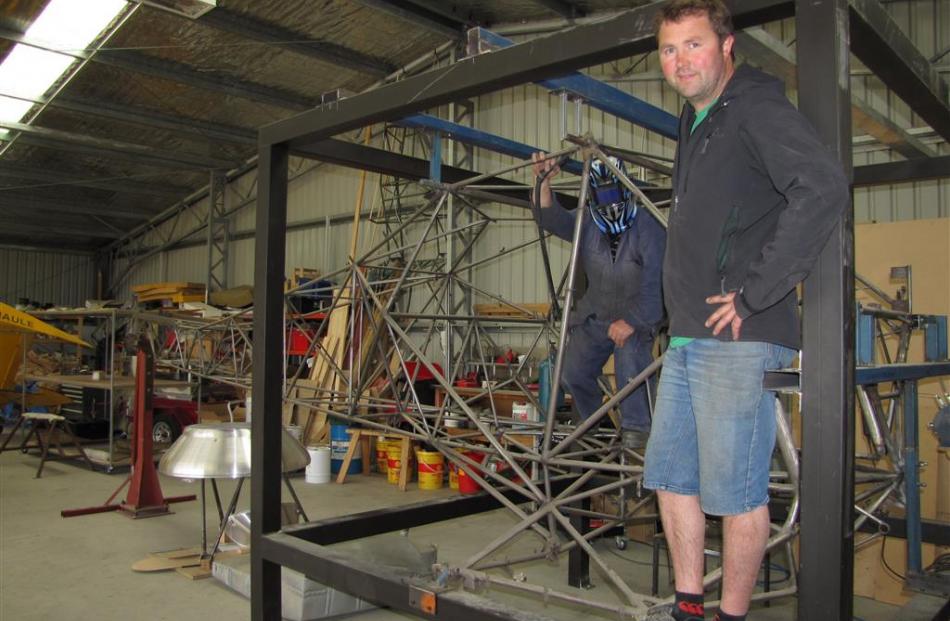 Callum Smith, of Twenty Twenty Four Ltd, is restoring a Beech Staggerwing aircraft once flown in...