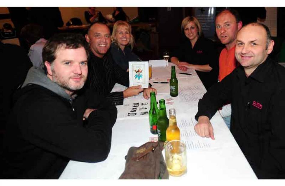 Cam Crawford, Lindsay Jenkins, Louise Jenkins, Andrea Elliott, Ted Ottrey and Andrew Elliott