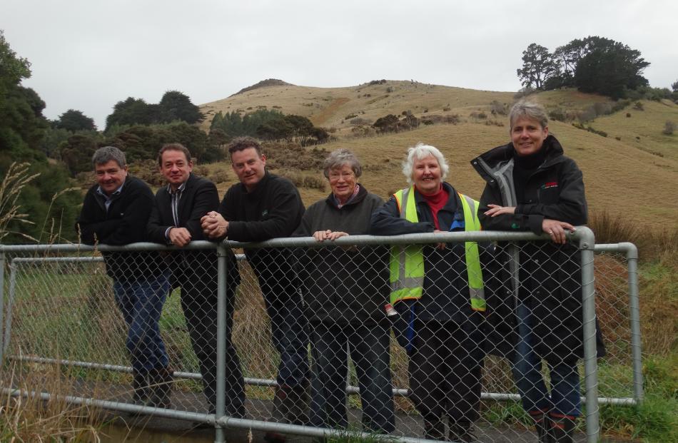 Hereweka Harbour Cone Charitable Trust members (from left) Mike Lord, Norcombe Barker, Paul Pope,...