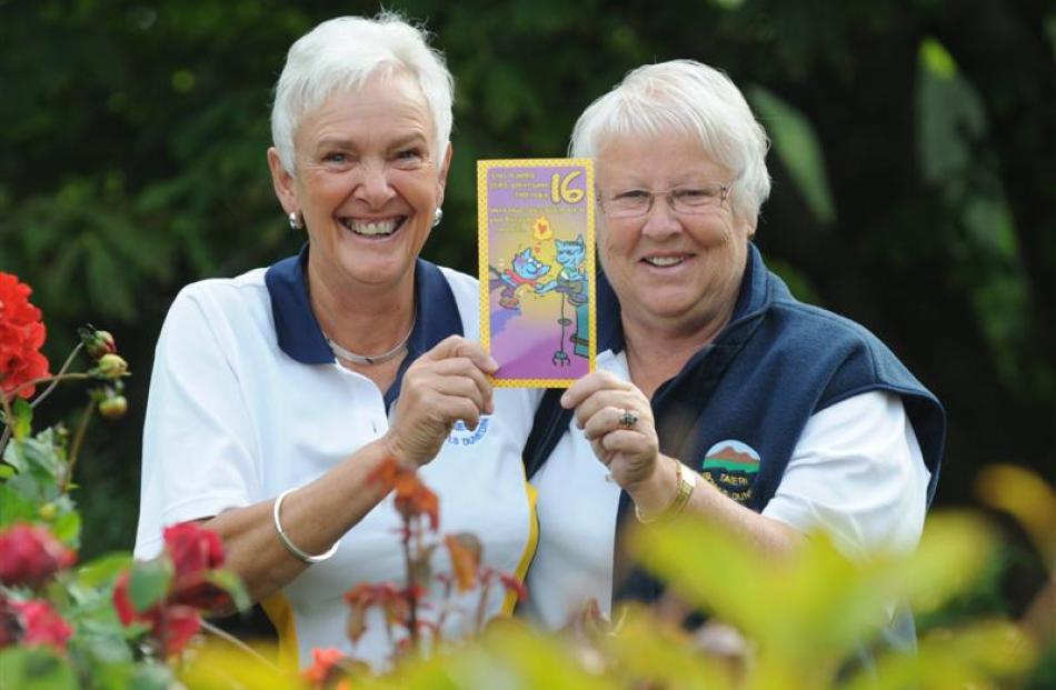 Celebrating their leap year birthdays today  are Jean Young (left) and Beth Williams, of Dunedin.