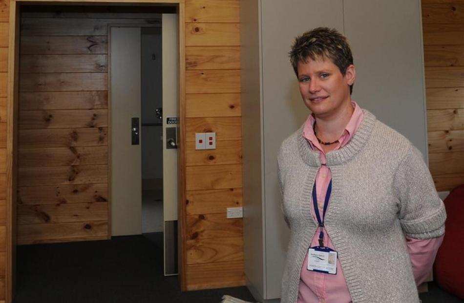 Charge nurse manager Karen Carter-Moore in the new medium-secure unit for the intellectually...