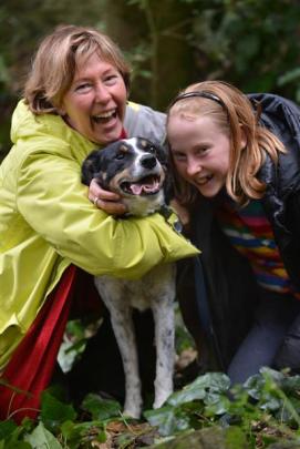 Charlotte Flaherty and her daughter Rosa  are delighted to have Smithfield collie Hero back in...
