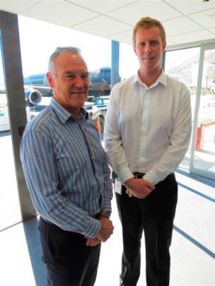 Chief executive Scott Paterson (left) and operations general manager Mark Harrington at...