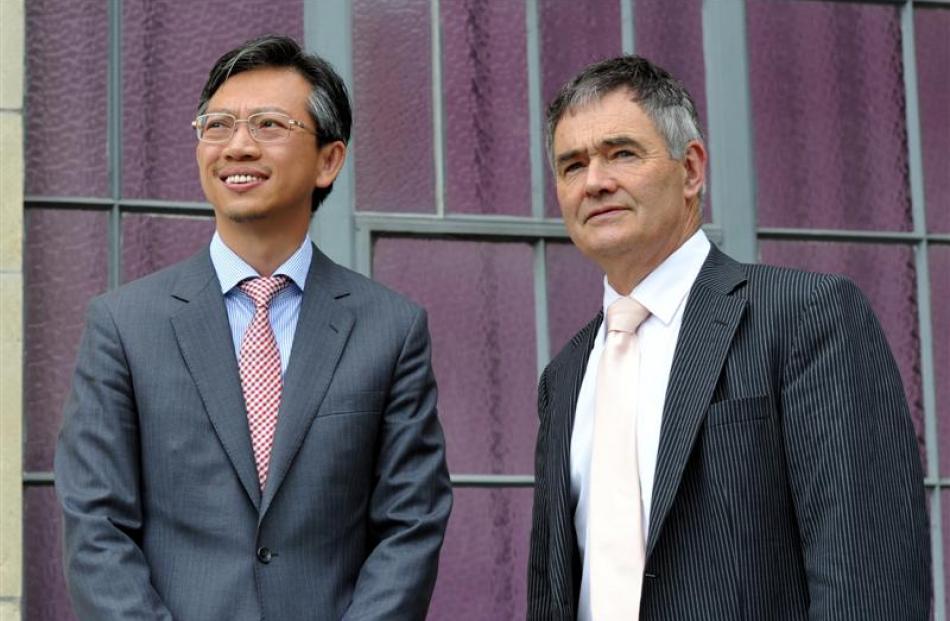 China's new ambassador to New Zealand, Wang Lutong, and Dunedin Mayor Dave Cull are planning...