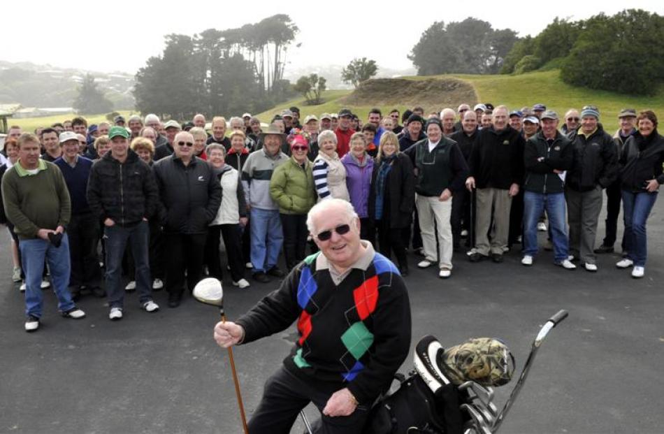 Chisholm Park golf course turf manager John Humphries and those who played in a tournament...