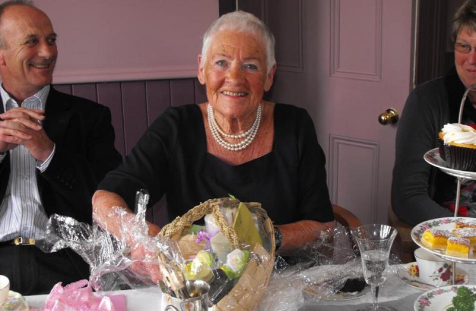 Clarice May,  of Queenstown,  is  honoured by the Cancer Society  this week for 49 years' service...