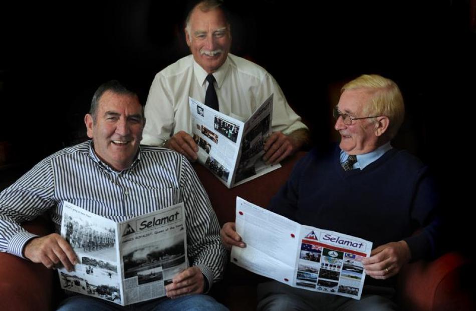 Committee members of the newly established Otago branch of the New Zealand Malaya Veterans'...
