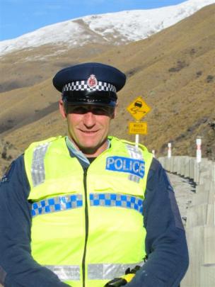 Constable Greg Nolet. Photos by Mark Price.