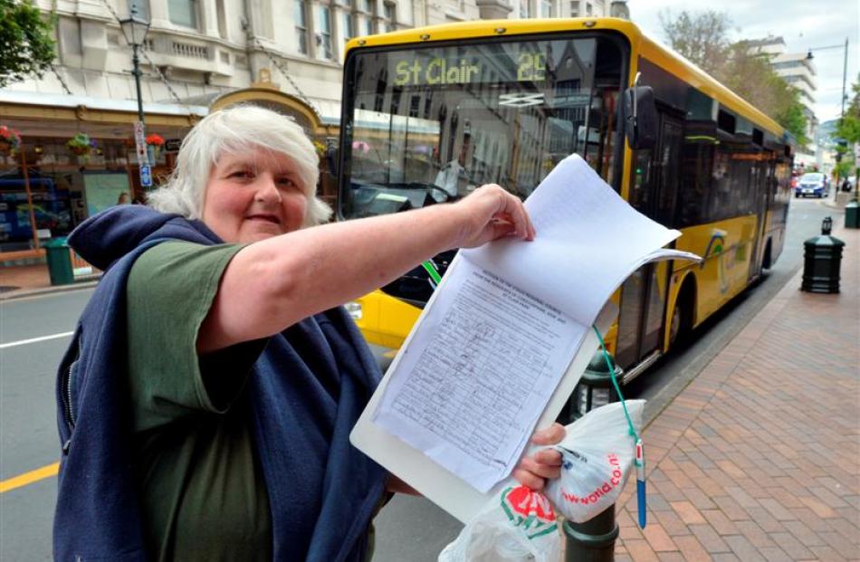 Corstorphine resident Judith Hewitt is collecting signatures for a petition to have changes to...
