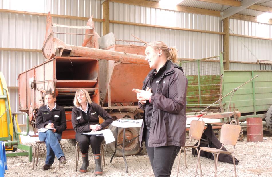 DairyNZ consulting officer Sarah Dirks, who is leading the national heifer grazing strategy,...