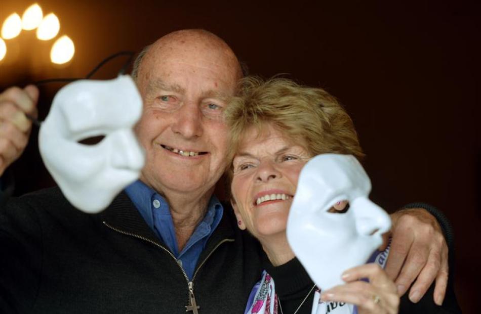 Daphne and Lewis Campbell at the Regent Theatre yesterday afternoon. Photos by Stephen Jaquiery...