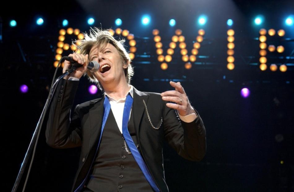 David Bowie performing in Boston in 2002. Photo: Getty Images