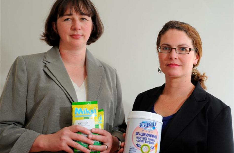 Dr Helen Darling (left) and Dr Rebecca McLeod, of Oritain Global, are urging producers to protect...