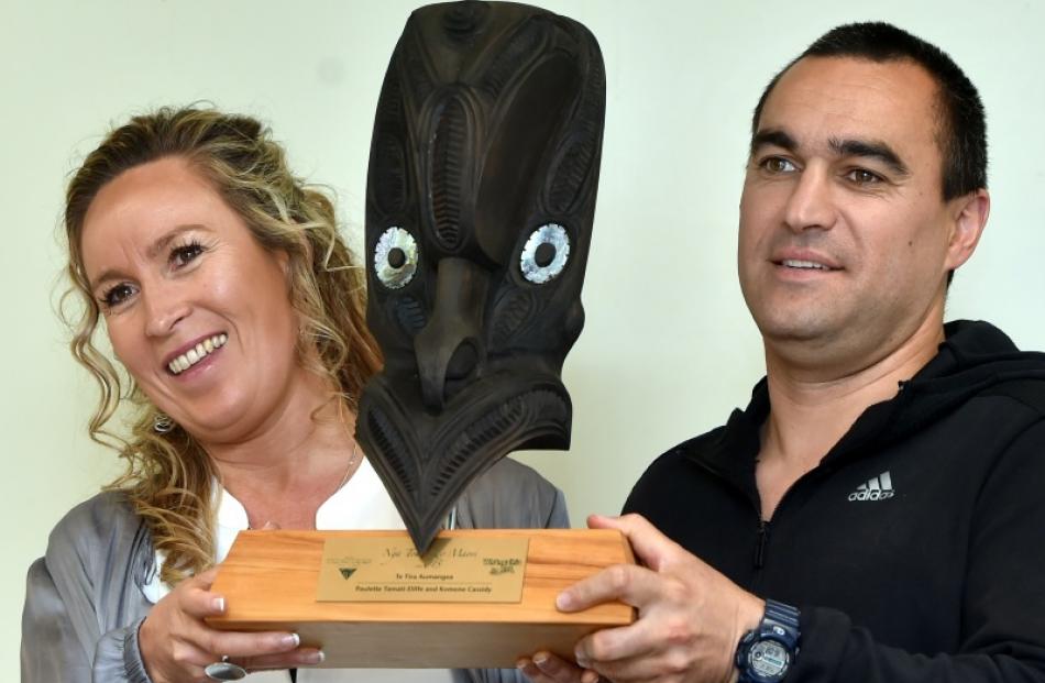 Dunedin couple Paulette Tamati-Elliffe and Komene Cassidy are the first South Island winners of...