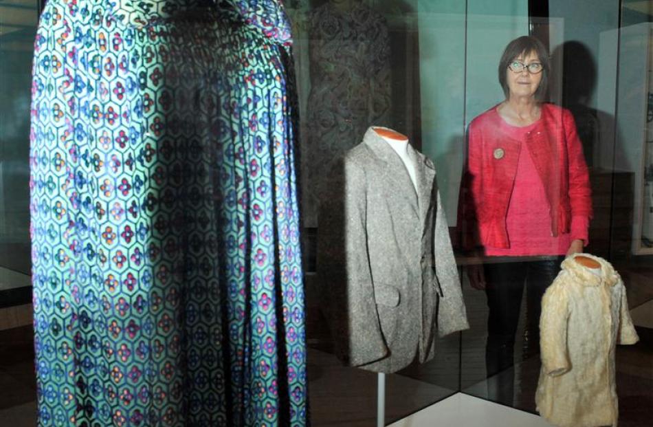 Dunedin dress historian Dr Jane Malthus views the collection she created for Toitu Otago Settlers...