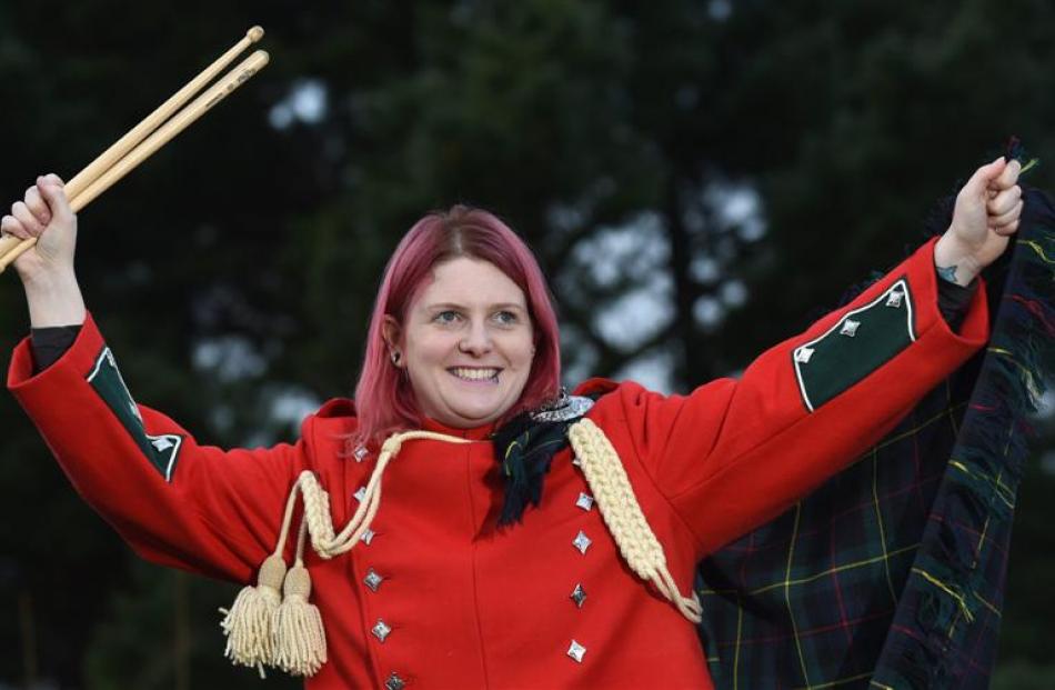 Dunedin drummer Kathryn Corry is heading to Switzerland and Scotland to drum in pipe bands and...