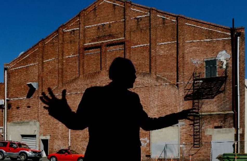 Dunedin historian Peter Entwisle believes the 119-year-old 'Sammy’s' building, with its vast...