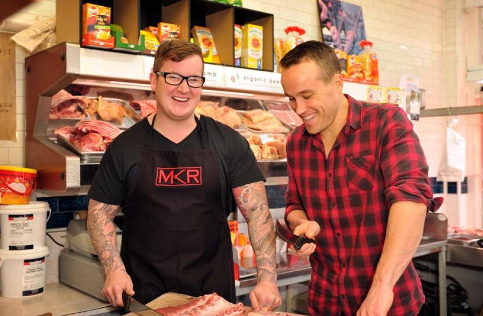 Dunedin men Travis Thomson (left) and Jeremy Aldworth feature in My Kitchen Rules battle of the...