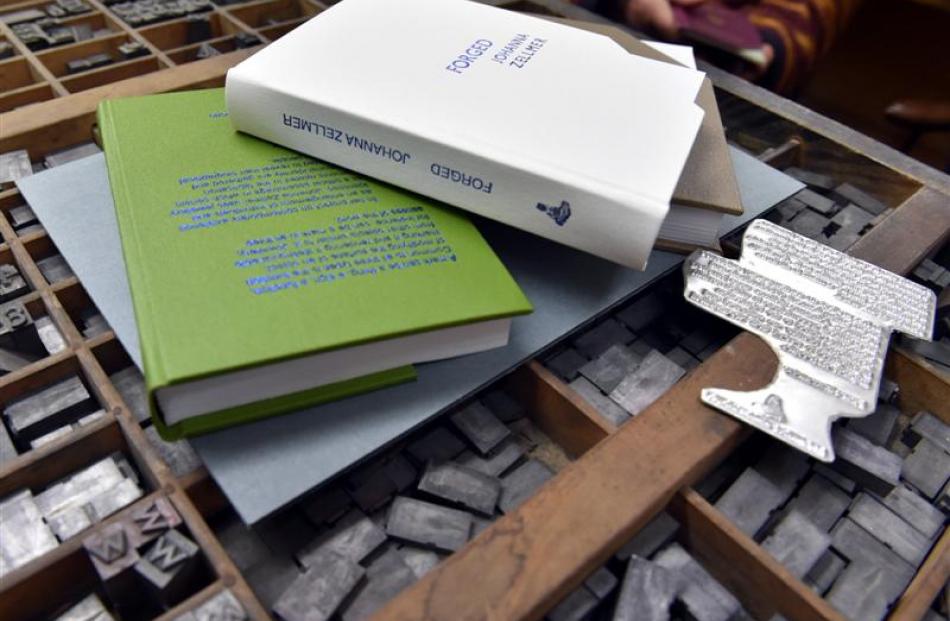 Each of the limited edition books has been hand bound by David Stedman, of Dutybound, Dunedin.