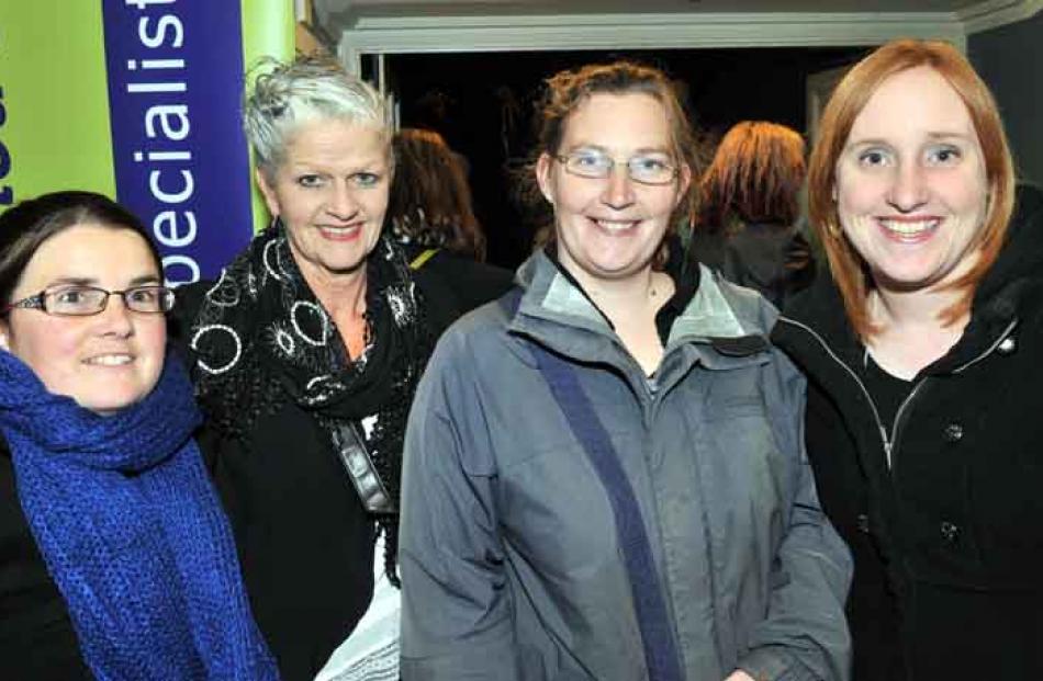 Emma and Catherine Gunn, Barbara Hamilton and Lisa Necklen, all of Dunedin.