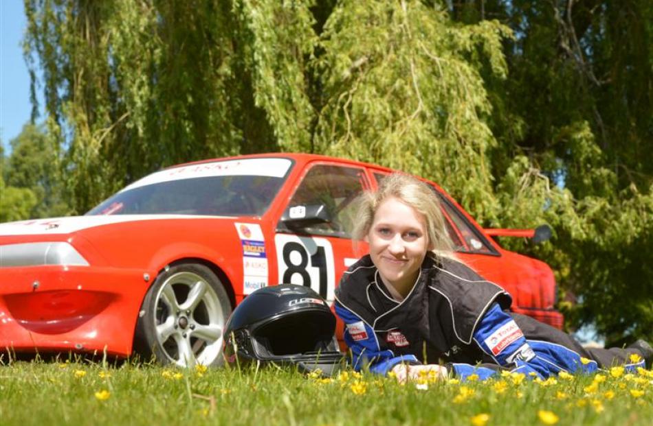 Endurance racer Alyssa Clapperton, of Dunedin, is ready to compete in the final race of the 2013...
