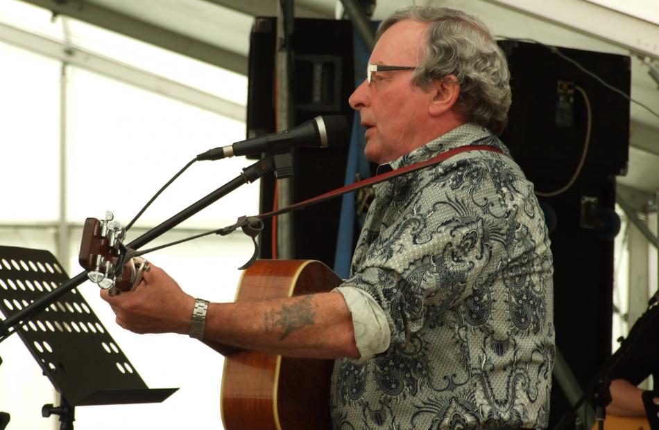 Ernie Wilson performs.
