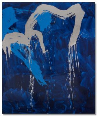 Everest - For Andy Warhol (2011), a 2440mm by 2032mm gesso, acrylic and vinyl polymers, epoxy,...