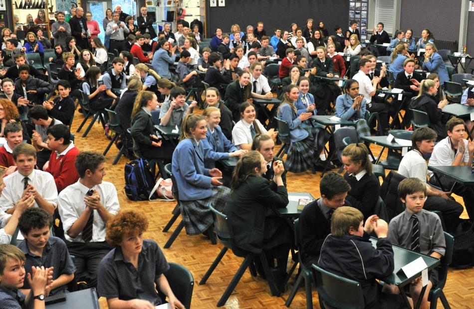 ear 9 and 10 pupils from Dunedin, South and East Otago schools take part in the Otago Daily Times...